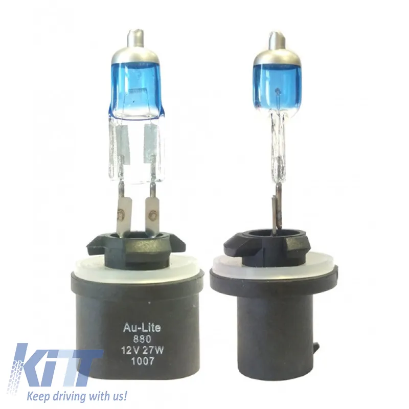 Halogen Headlight Lamps H27 880 12V 27w Superwhite 4200k X-Tec 2pc