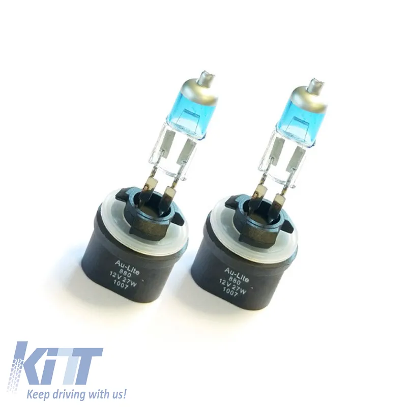Halogen Headlight Lamps H27 880 12V 27w Superwhite 4200k X-Tec 2pc