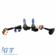 Halogen Headlight Lamps H3 12V 55w HOD Crystal Blue 2pcs