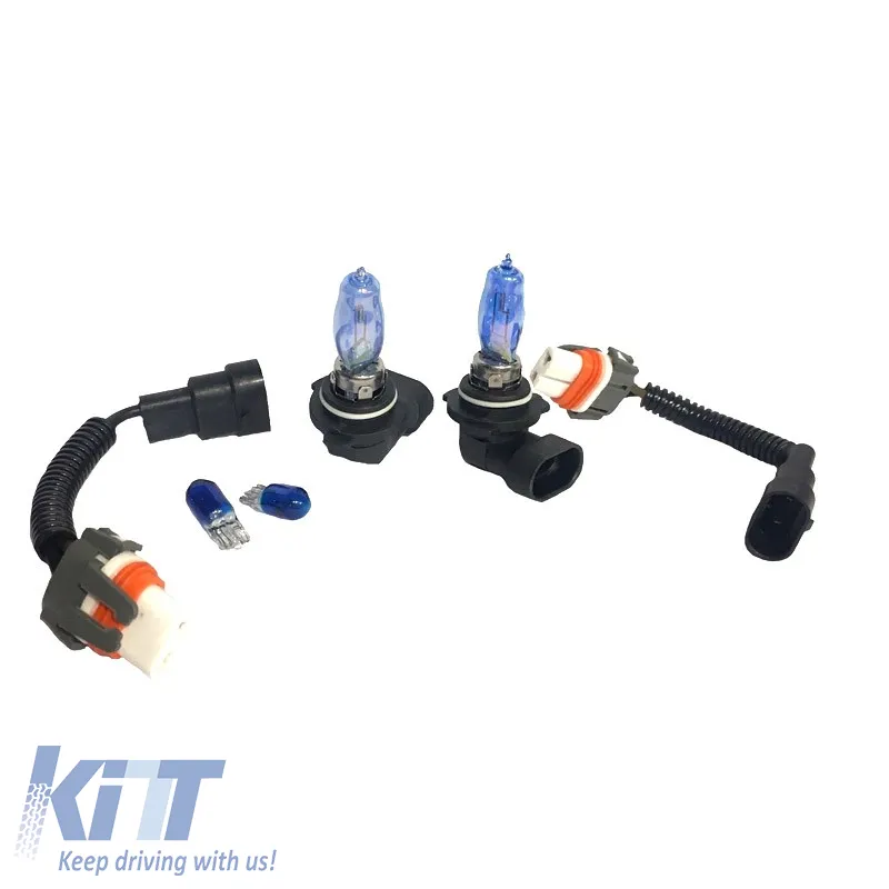 Halogen Headlight Lamps H3 12V 55w HOD Crystal Blue 2pcs