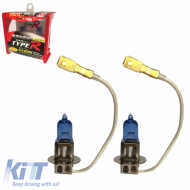 Halogen Headlight Lamps H3 12V 55w Superwhite Type-R TR-9102W 2pcs