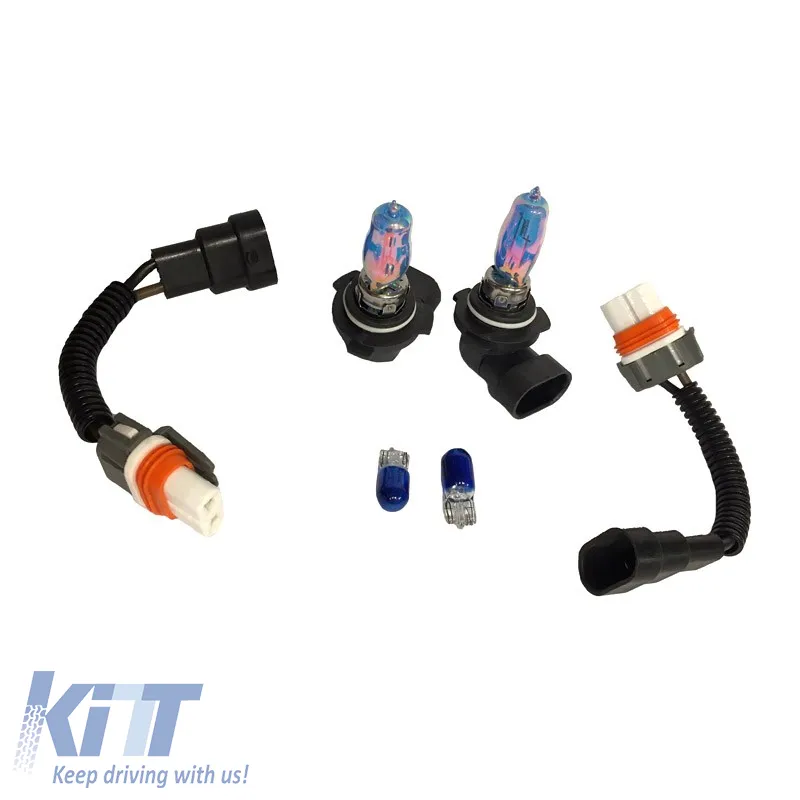 Halogen Headlight Lamps HB3 9005 12V 65w HOD Crystal Blue 2pc