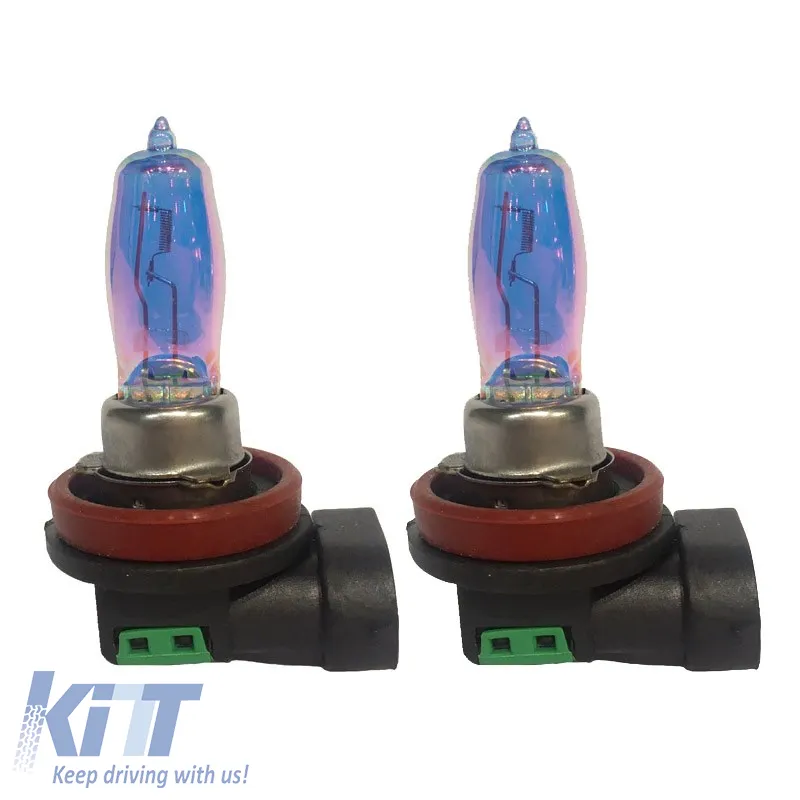 Halogen Headlight Lamps HB4 9006 12V 55w HOD Laser Blue 2pcs