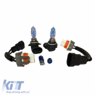Halogen Headlight Lamps HB4 9006 12V 55w HOD Crystal Blue 2pcs