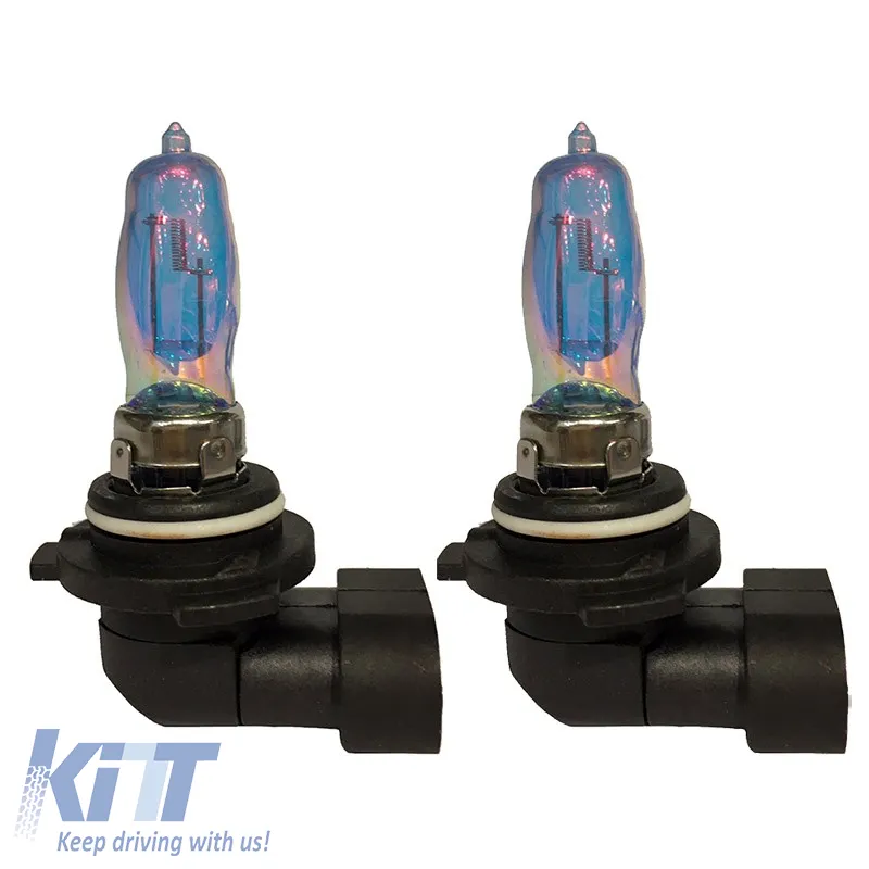 Halogen Headlight Lamps HB4 9006 12V 55w HOD Crystal Blue 2pcs