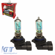 Halogen Headlight Lamps HB4 9006 12V 55w Rainbow Blue Type-R TR-9106B 2pcs