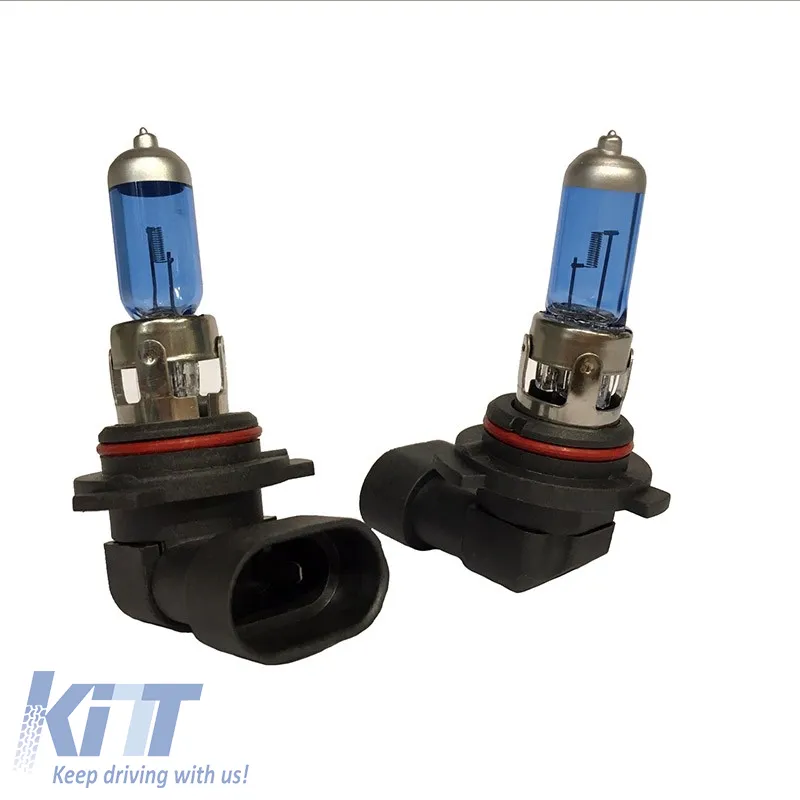 Halogen Headlight Lamps HB4 9006 12V 55w Superwhite Auto GS 2pcs