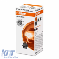 Halogen Lamp PY27/7W WX2.5X16Q Orange 12volt 27/7 watt Osram Original 3757AK 1pc