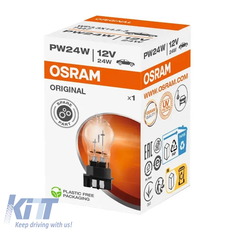 Halogen Lamp ΡW24W WP3.3X14.5-3 12volt 24 watt Osram Original 7447 1pc