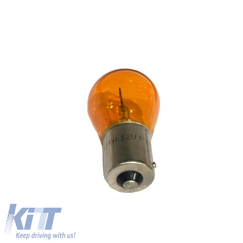 Halogen Signal Bulb PY21W BAU15S Orange 12volt 21watt Trifa 80381 1pc