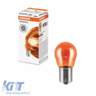 Halogen Signal Bulb PY21W BAU15S Orange 12volt 21watt Original Line Osram 7507 1 pc