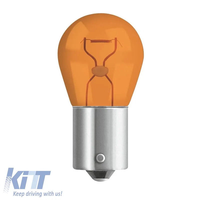 Halogen Signal Bulb PY21W BAU15S Orange 12volt 21watt Neolux By Osram N581 1 pc