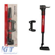 Hand Pump suitable for Bicycle and Car Aluminum Amio Red 28cm 02145