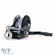 Handwinde für Anhänger, schwarzes Kabel mit 10 Metern Stahlseil, 800 kg-image-6198031