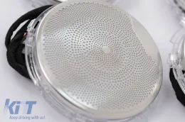 Hangszóró burkolat és szellőzőrács szett, első ajtó LED 3D forgó magassugárzó 64 szín, Mercedes E-osztály W213 S213 (2016-2019) típushoz-image-6104363