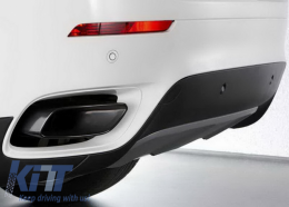 Hangtompított Kipufogó Végek BMW X6 E71 (2008-up) V8 Design fekete-image-6033858