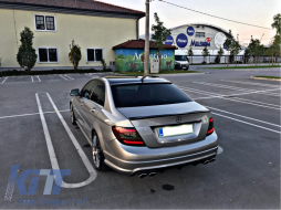 Hangtompított kipufogó Végek Mercedes Benz C-osztály E-osztály CLS SL SLK  E63 C63  AMG Design-image-6019283