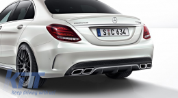 Hangtompított kipufogó végek Mercedes Benz S-osztály W222 E-osztály W212 S212 Facelift CLS W218 SL-osztály R231 E63 S63 SL65 AMG Design-image-56704