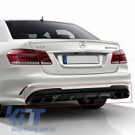 Hangtompított kipufogó végek Mercedes Benz S-Class W222 E-Class W212 Facelift CLS W218 SL-Class R231 E63 S65 AMG Design Fekete Exkluzív kiadás-image-6039073