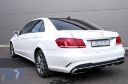 Hangtompított kipufogó végek Mercedes Benz S-Class W222 E-Class W212 Facelift CLS W218 SL-Class R231 E63 S65 AMG Design Fekete Exkluzív kiadás-image-6073134