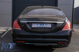 Hangtompított kipufogó végek  MERCEDES Benz S-Class W222 E-Class W212 S212 Facelift CLS W218 SL-Class R231 E63 S63 SL65 AMG Design-image-6091103