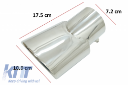 Hangtompított kipufogócső vég Honda CR-V 2012+ IV 4 Generation OEM Design-image-6059479