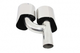 Hangtompított kipufogóvégek Mercedes Benz C-osztály E-osztály S-osztály CLS SL SLK W204 W211 W221 W219 E63 C63 AMG Design-image-6016874