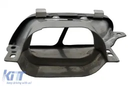Hangtompított kipufogóvégek Mercedes Benz A-osztály W176 CLA W117 C117 (2012-2018) A45 CLA45 Design Fekete-image-6027833