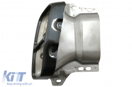 Hangtompított kipufogóvégek Mercedes Benz A-osztály W176 CLA W117 C117 (2012-2018) A45 CLA45 Design Fekete-image-6027836
