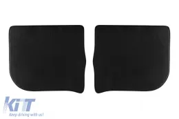 Háromrétegű textil szőnyeg garnitúra, Audi A6 1994-1997, Audi 100 1990-1994, 4 darabos szett, fekete-image-6242279
