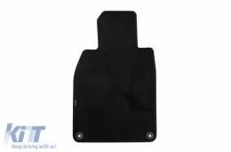 Háromrétegű textil szőnyeg garnitúra Porsche 911 2019-től, 4 darabos, fekete-image-6241600