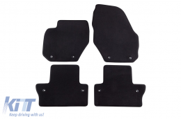 image-23-Háromrétegű textil szőnyeg garnitúra Volvo V60 2010-2018, V60 Cross Country 2015-2018, 4 darabos, fekete