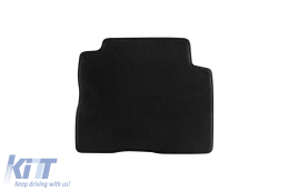 Háromrétegű textil szőnyeg garnitúra Mitsubishi Pajero 2007-től, rövid tengelytáv, 4 darabos szett, fekete-image-6242377