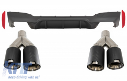 image-13-
Hátsó diffúzor és kipufogóvég BMW 5 Series G30 G31 17+ modellekhez, M5 matt fekete

Kompatibilis:
BMW 5 Series G30 limuzin (2017-től) M-tech lökhárítóval 
BMW 5 Series G31 Touring (2017-től) M-te