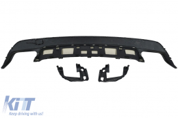 Hátsó diffúzor kipufogóvégekkel és oldalmatricával, Mercedes CLA W117 (2013-2016) Sport Pack-image-6089414
