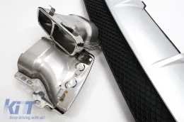 Hátsó diffúzor kipufogóvégekkel és oldalmatricával, Mercedes CLA W117 (2013-2016) Sport Pack-image-6089415