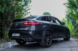 
Hátsó diffúzor kipufogóvégekkel Mercedes GLE Coupe C292 Sport Line (2015-2019) modellekhez, króm, GLE63 Dizájn -image-6076881