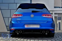 Hátsó diffúzor toldat és oldalsó koptatók VW Golf 7 VII R (2013-2016)-image-6077199