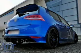 Hátsó diffúzor toldat és oldalsó koptatók VW Golf 7 VII R (2013-2016)-image-6077200