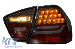Hátsó lámpa BMW 3-as E90 (2005-2008) LED BAR sötétített-image-6019247