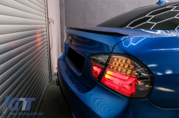 Hátsó lámpa BMW 3-as E90 (2005-2008) LED BAR sötétített-image-6089023