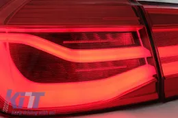 Hátsó lámpa BMW 3-as F30 Pre LCI (2011-2014) piros-átlátszó LCI Design átalakító-image-6024707