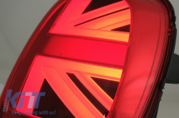 
Hátsó lámpa MINI ONE F55 F56 F57 3D 5D Kabrió típushoz (2014-2018) JCW dizájn vörös színnel -image-6056161