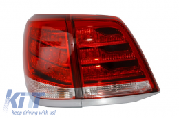 Hátsó lámpák Led Toyota Land Cruiser FJ200 J200 (2007-2015)Piros Áttetsző-image-6014685