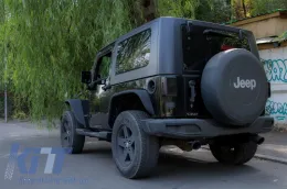 Hátsó lapos acél lökhárító / sárvédő Jeep Wrangler / Rubicon JK (2007-2017)-image-6022401