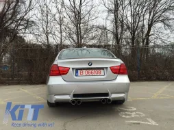 Hátsó lökhárító BMW 3-as E90 (2004-2011) középső kivezetéses M3 Design, PDC nélkül-image-5990183