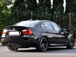 Hátsó lökhárító BMW 3-as E90 (2004-2011) középső kivezetéses M3 Design, PDC nélkül-image-6018126