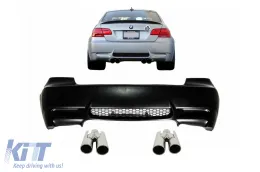 Hátsó lökhárító BMW 3-as E92 E93 (2006-2010) M3 Design kipufogóvégekkel-image-6106844