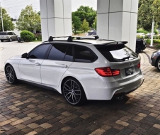 Hátsó lökhárító BMW 3-as F31 Touring Non LCI & LCI (2011-2018) M-Performance Design dupla szimpla kimenet-image-6040147