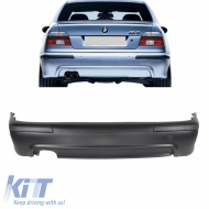 image-20-Hátsó lökhárító BMW 5 E39 95-03 Sedan M5 look, szimpla kipufogóvég kivezetéssel